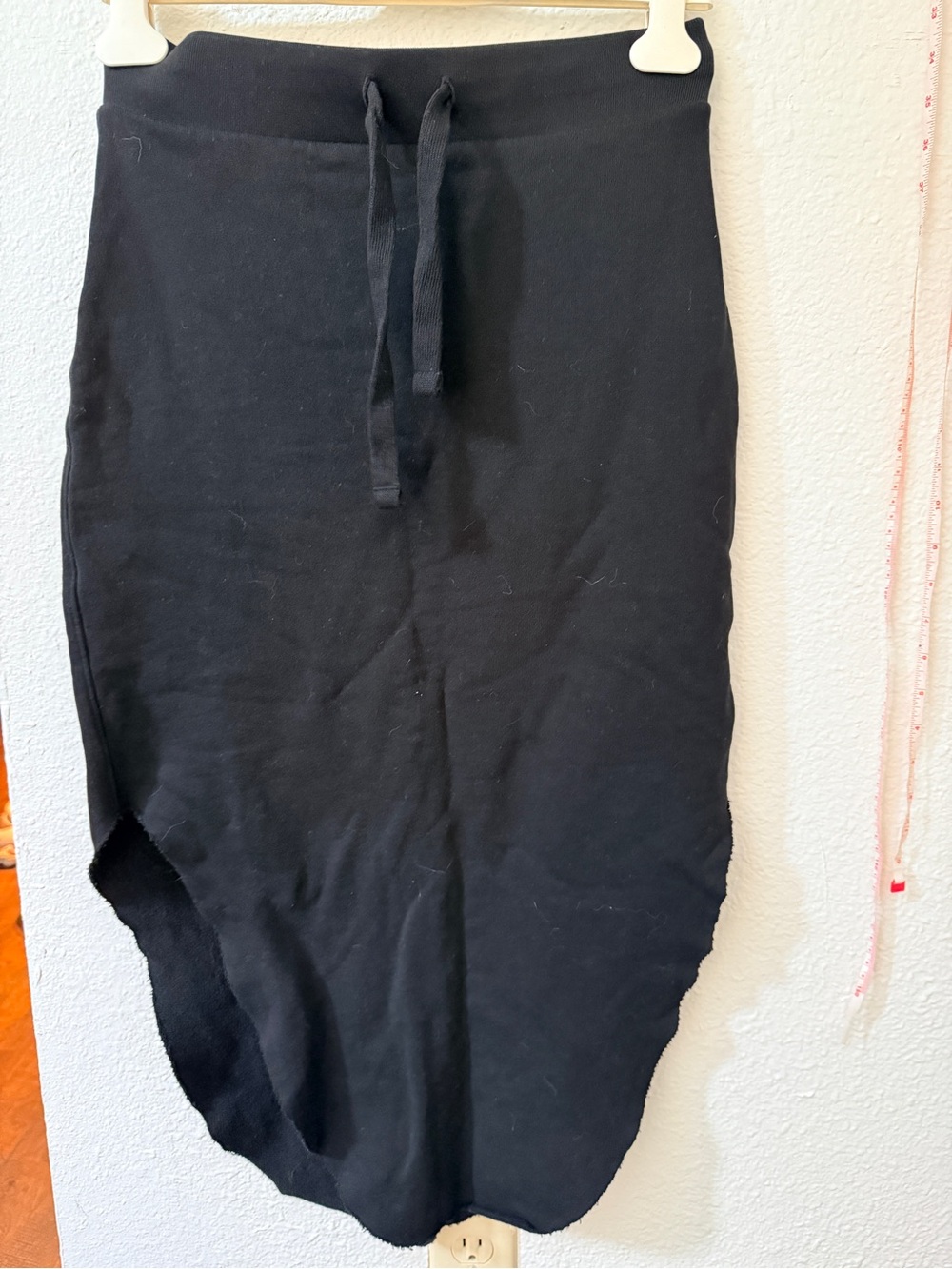 Frank & Eileen Black Drawstring Midi Skirt - Classic Everyday Style